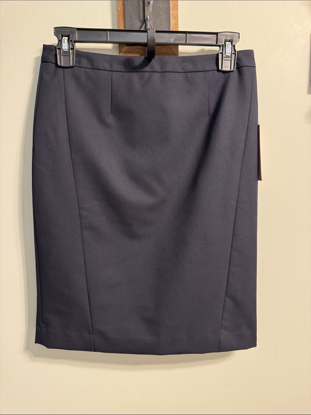 Classic Navy Pencil Skirt - Tailored Women's Workwear 4P